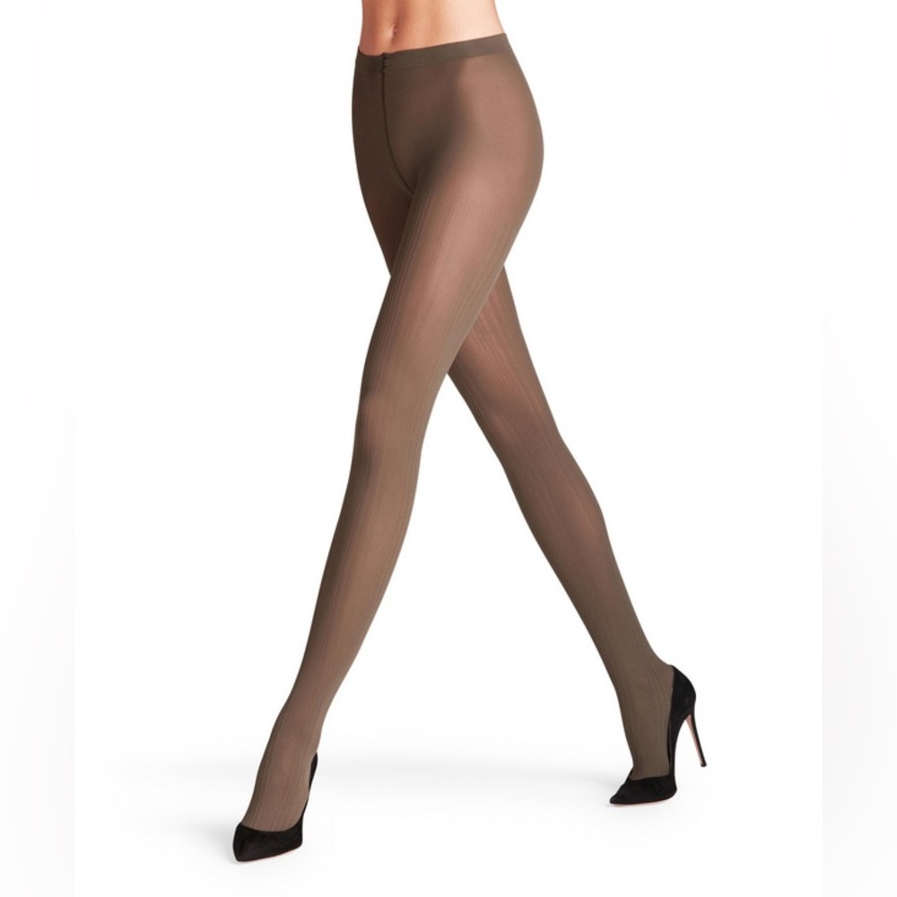 Falke Prime Rib Tight 60 Denier Tight in Military Size Small NWOT